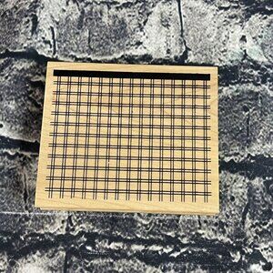 Great Impressions PLAID PATTERN Wood Mount Rubber Stamp #K82